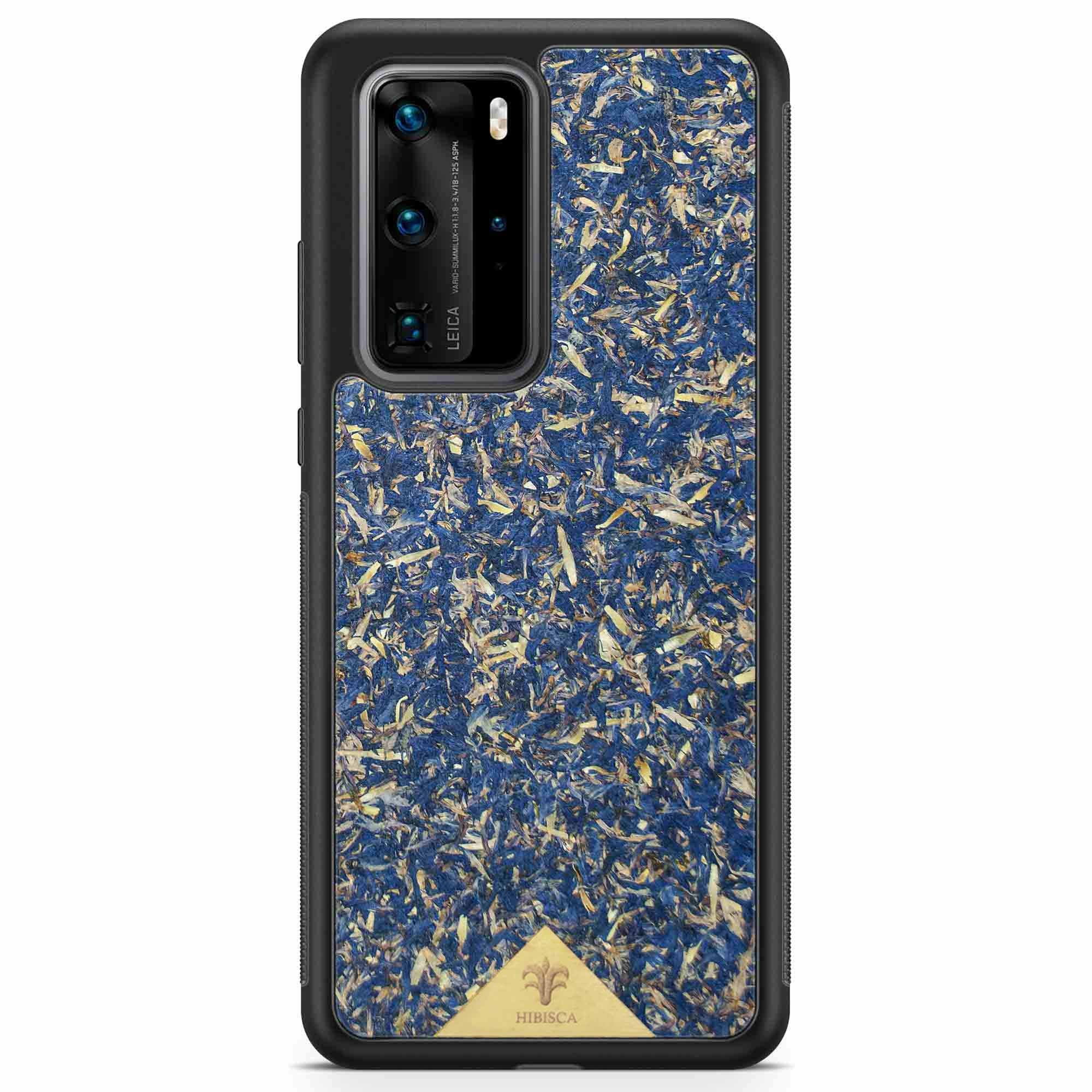 Coque écoresponsable en Fleurs de Bleuet - Modèle Premium