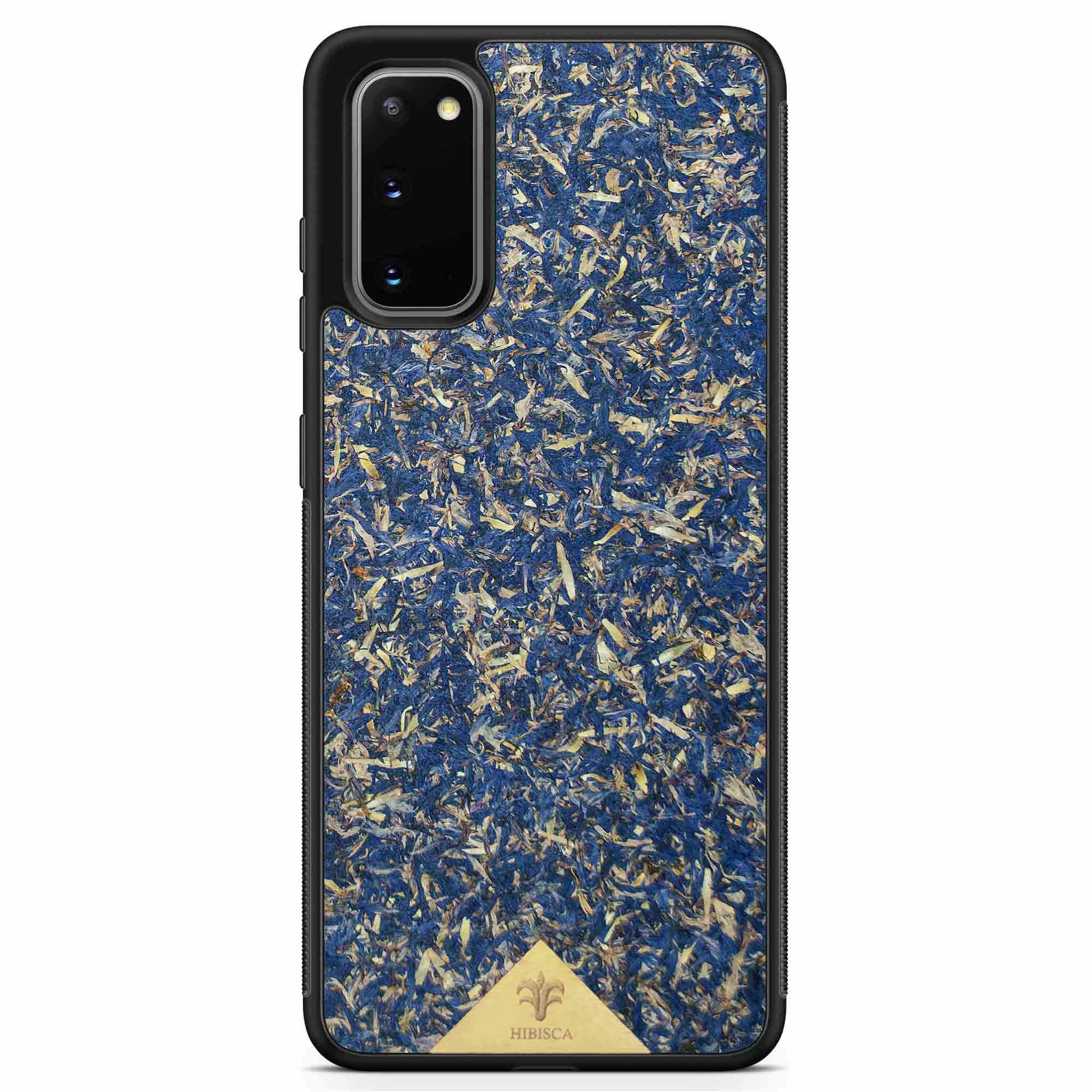 Coque écoresponsable en Fleurs de Bleuet - Modèle Premium