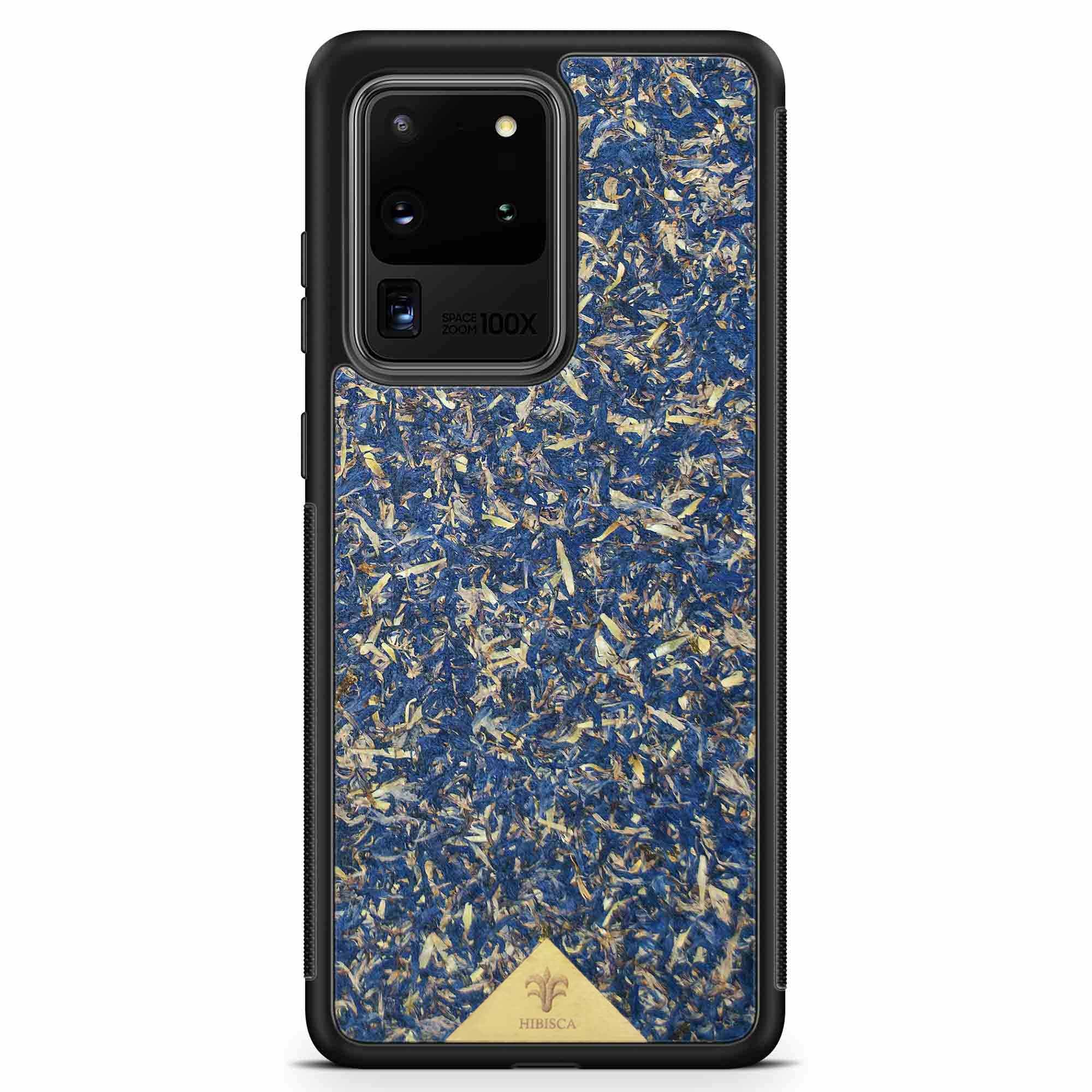 Coque écoresponsable en Fleurs de Bleuet - Modèle Premium
