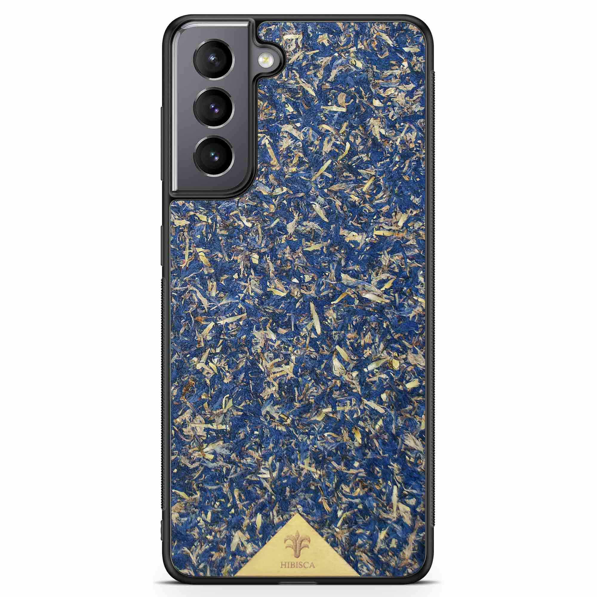 Coque écoresponsable en Fleurs de Bleuet - Modèle Premium