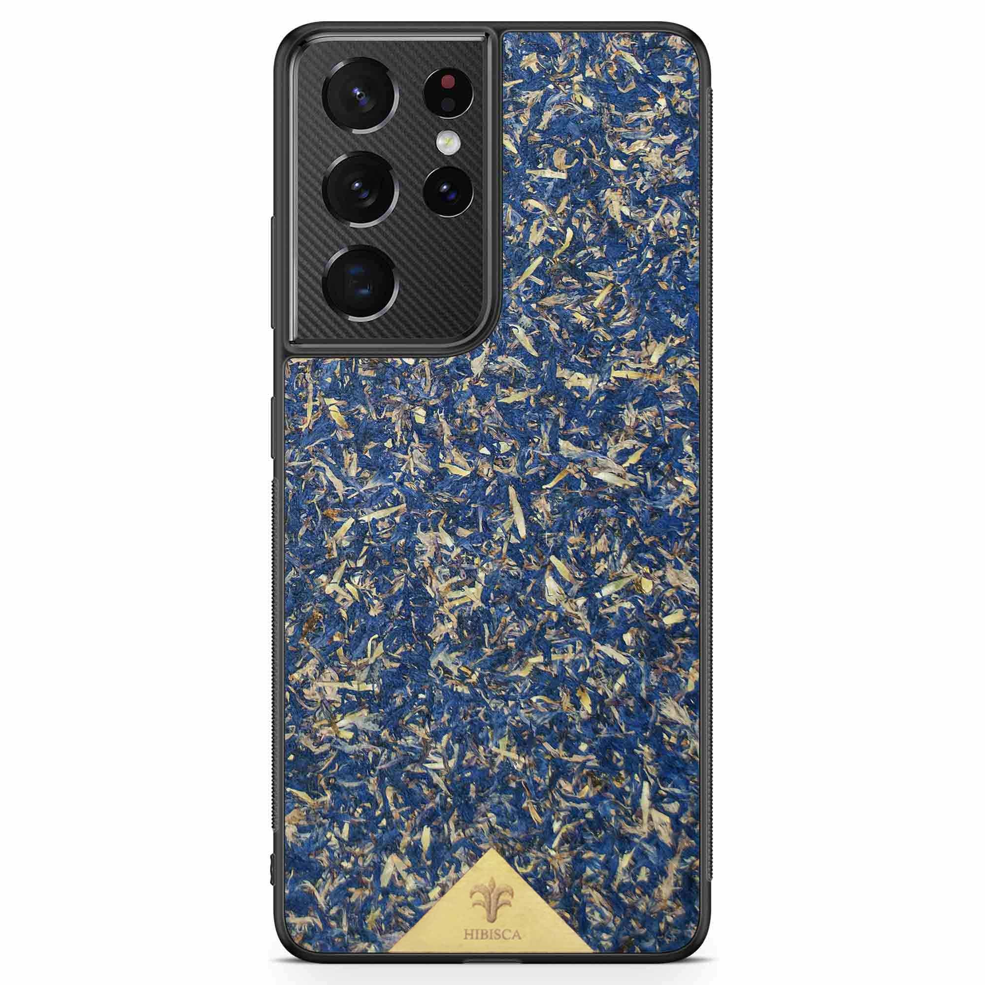 Coque écoresponsable en Fleurs de Bleuet - Modèle Premium