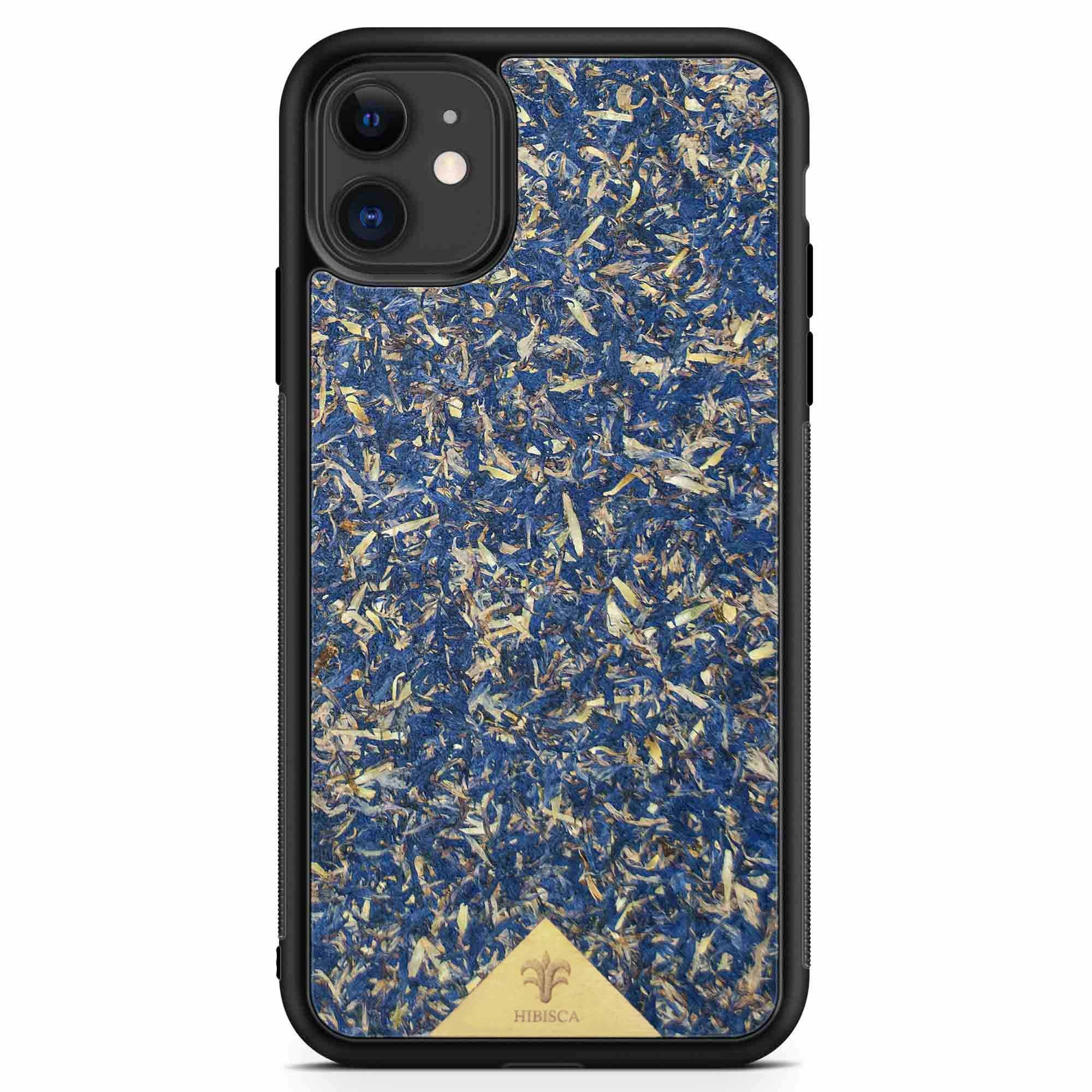 Coque écoresponsable en Fleurs de Bleuet - Modèle Premium