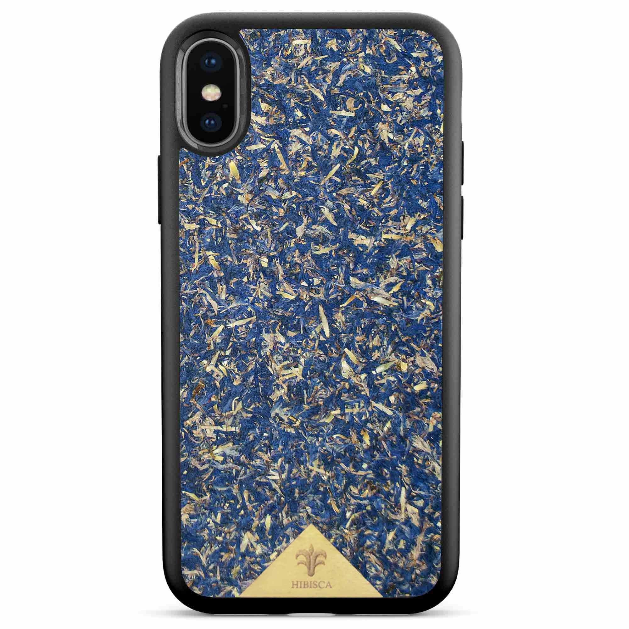 Coque écoresponsable en Fleurs de Bleuet - Modèle Premium