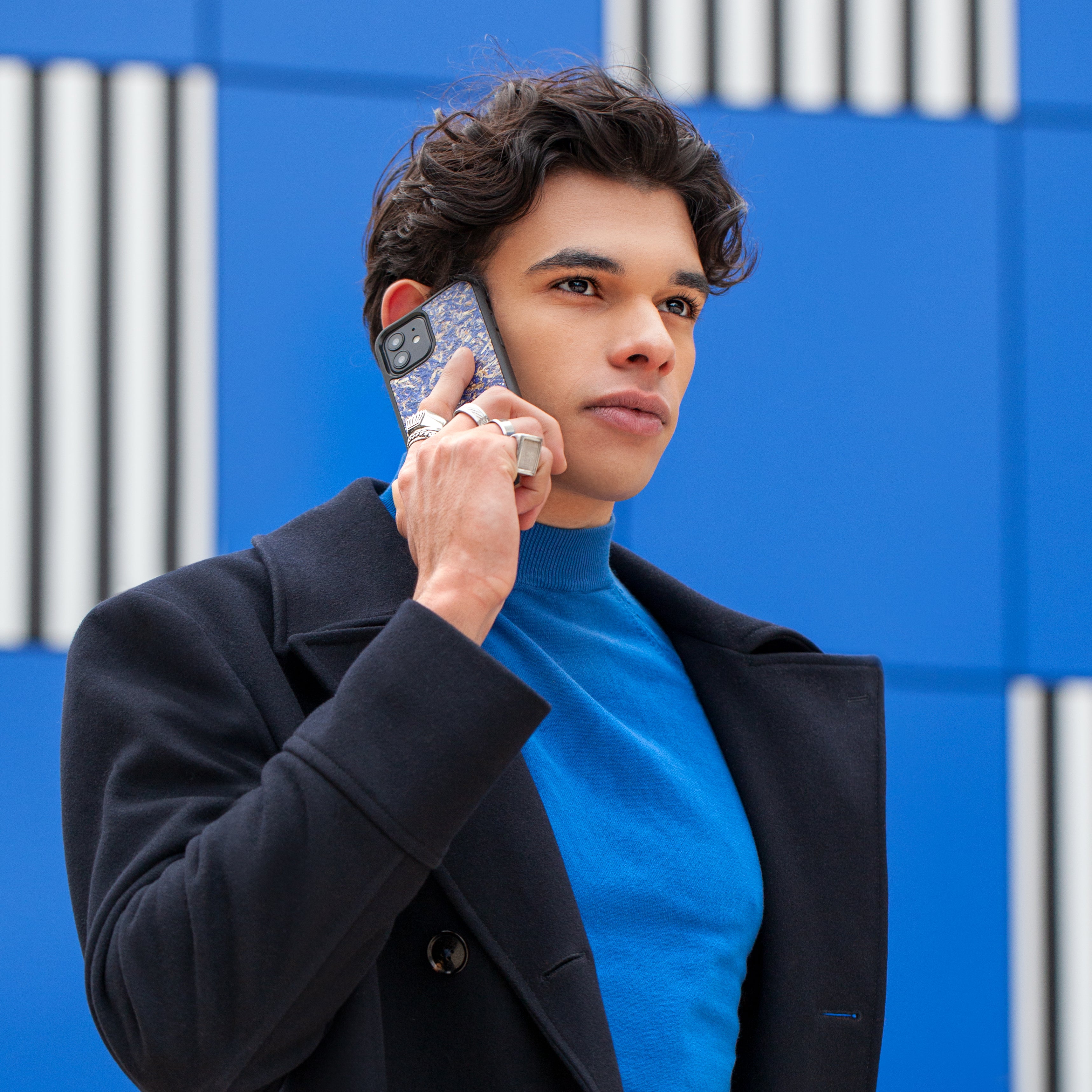 Précommande Coque écoresponsable en Fleurs de Bleuets - Modèle Premium